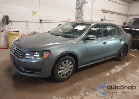 2014 Volkswagen Passat 1.8T S из США, поврежденный, VIN 1VWAT7A39EC065087